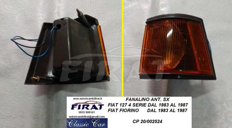 FANALINO FIAT 127 4 SERIE ANT.SX NERO
